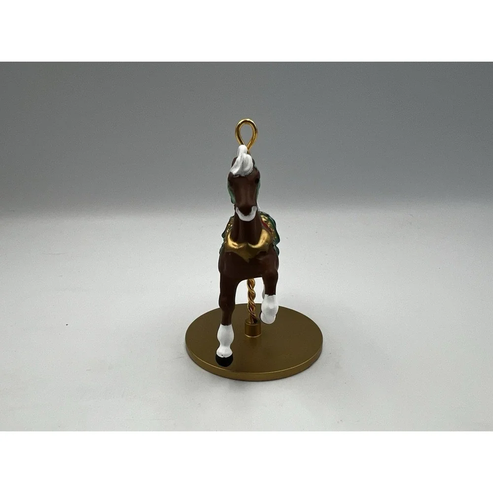 Vintage 1989 Hallmark Keepsake Christmas Ornament Carousel Horse Star #3